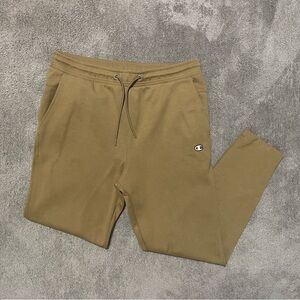 Champion Jogger Sweatpants Mens Large Beige Tan